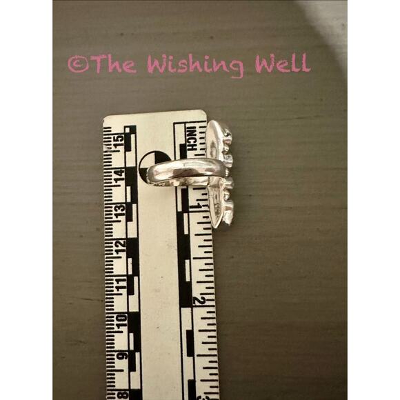 Palomino turquoise four  stone ring sterling silver size 6 dainty - Picture 4 of 4